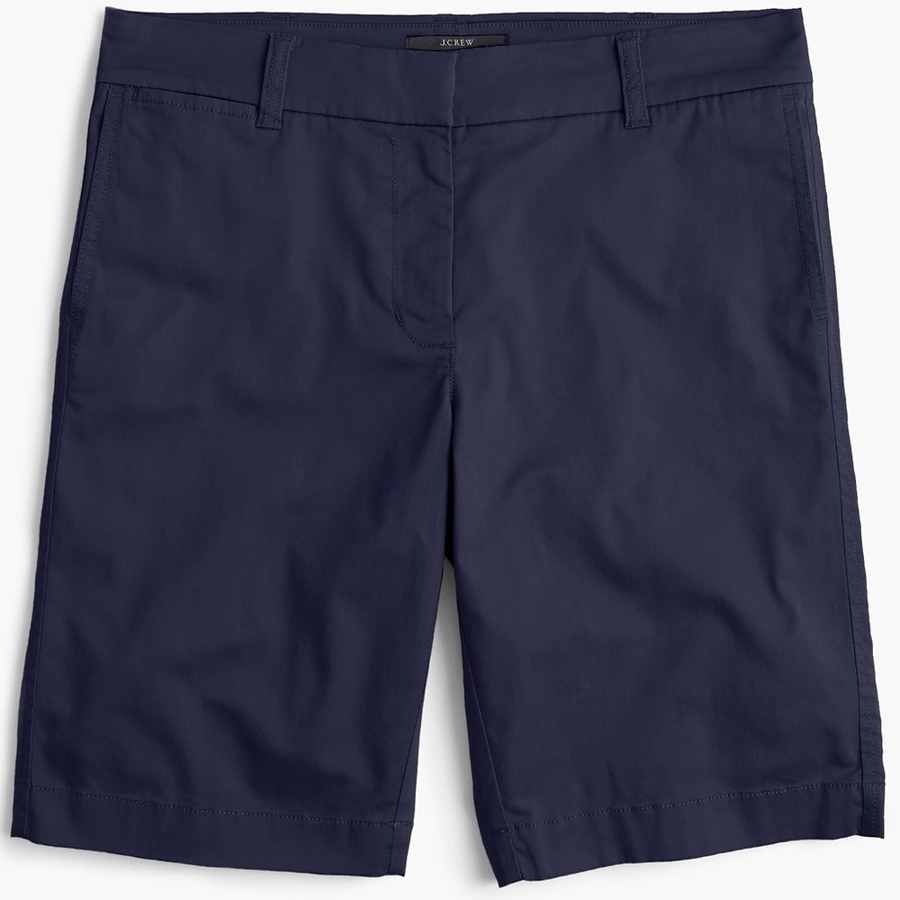 J.Crew Women’s Navy Bermuda Chino Shorts | Size 8